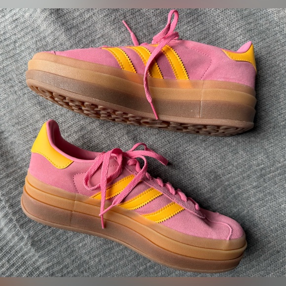 Adidas Women's Gazelle Bold Originals Pink Bliss Size 7.5 - Picture 2 of 10